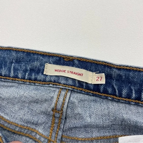 Levi’s WEDGIE STRAIGHT WOMEN'S JEANS SIZE 27 - Picture 3 of 6